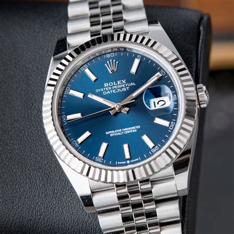 rolex datejust ii blue|2022 rolex datejust 41mm.